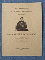 Gaetano Donizetti Gran Valzer In La Magg A Maj Boccacci & Spada