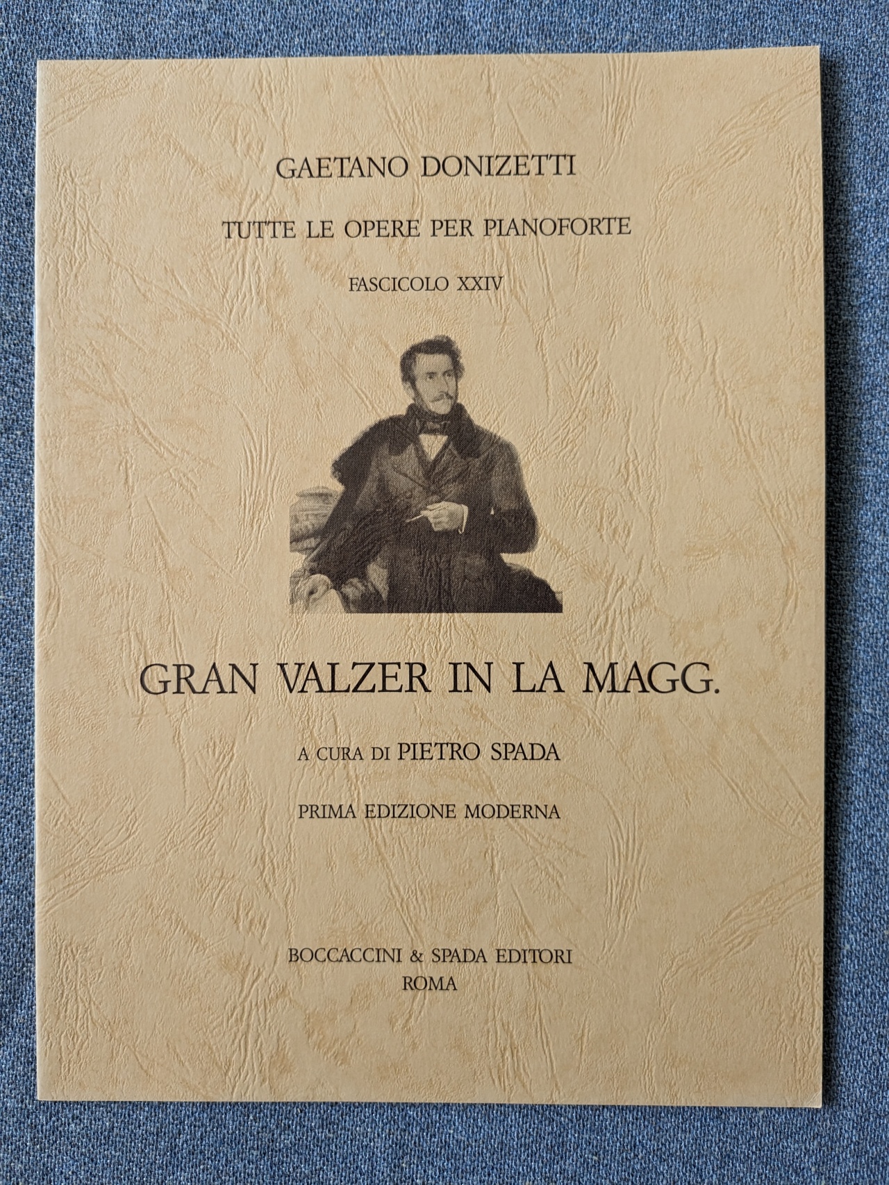 Gaetano Donizetti Gran Valzer In La Magg A Maj Boccacci & Spada - Click Image to Close