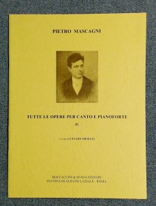 Pietro Mascagni All Works Vocal Tutte Le Opere Per Canto