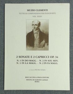 Muzio Clementi 2 Sonatas & 2 Caprices C Maj, G Min, A Maj, F Maj