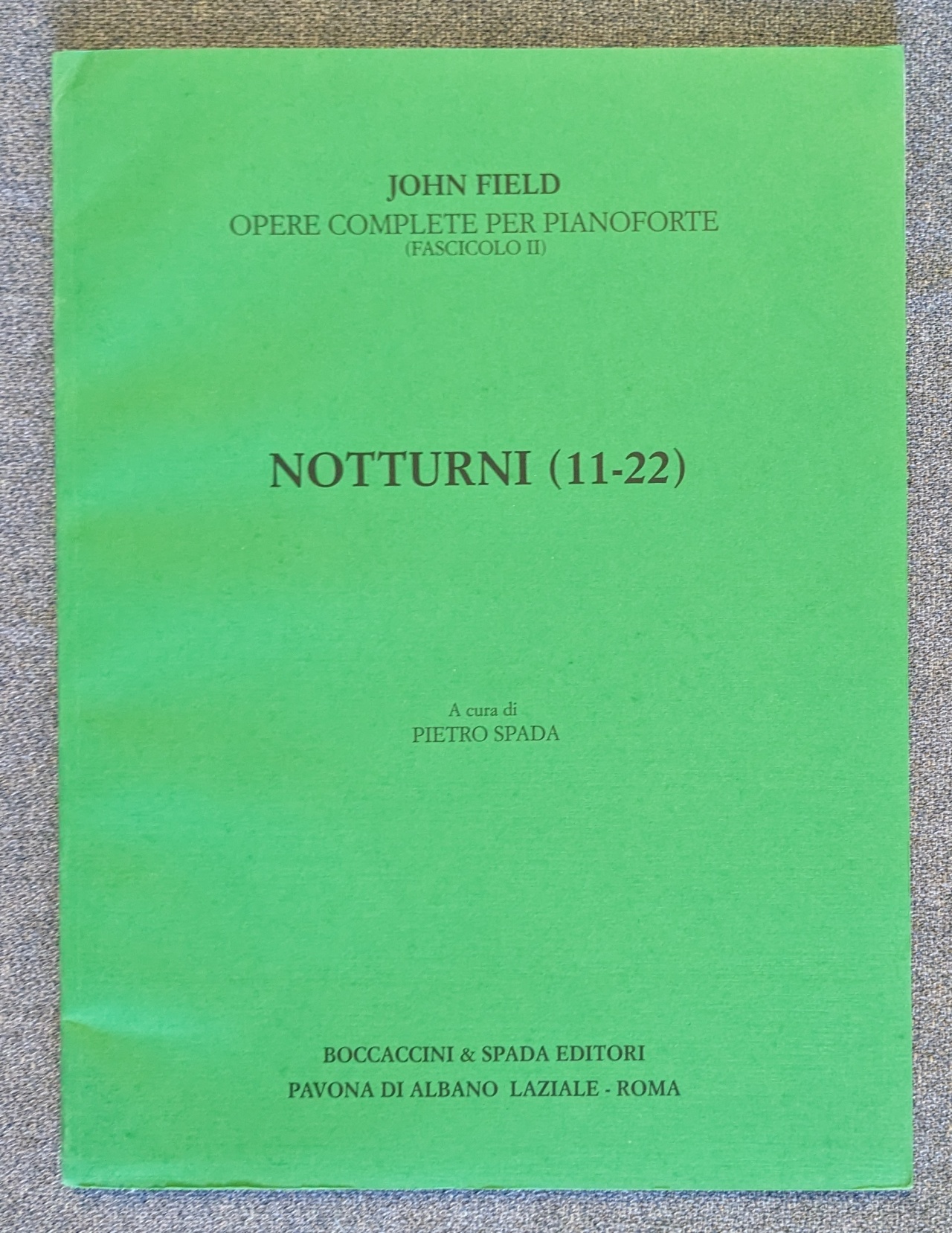 John Field Notturni (11-22) Complete Opera For Piano - Click Image to Close