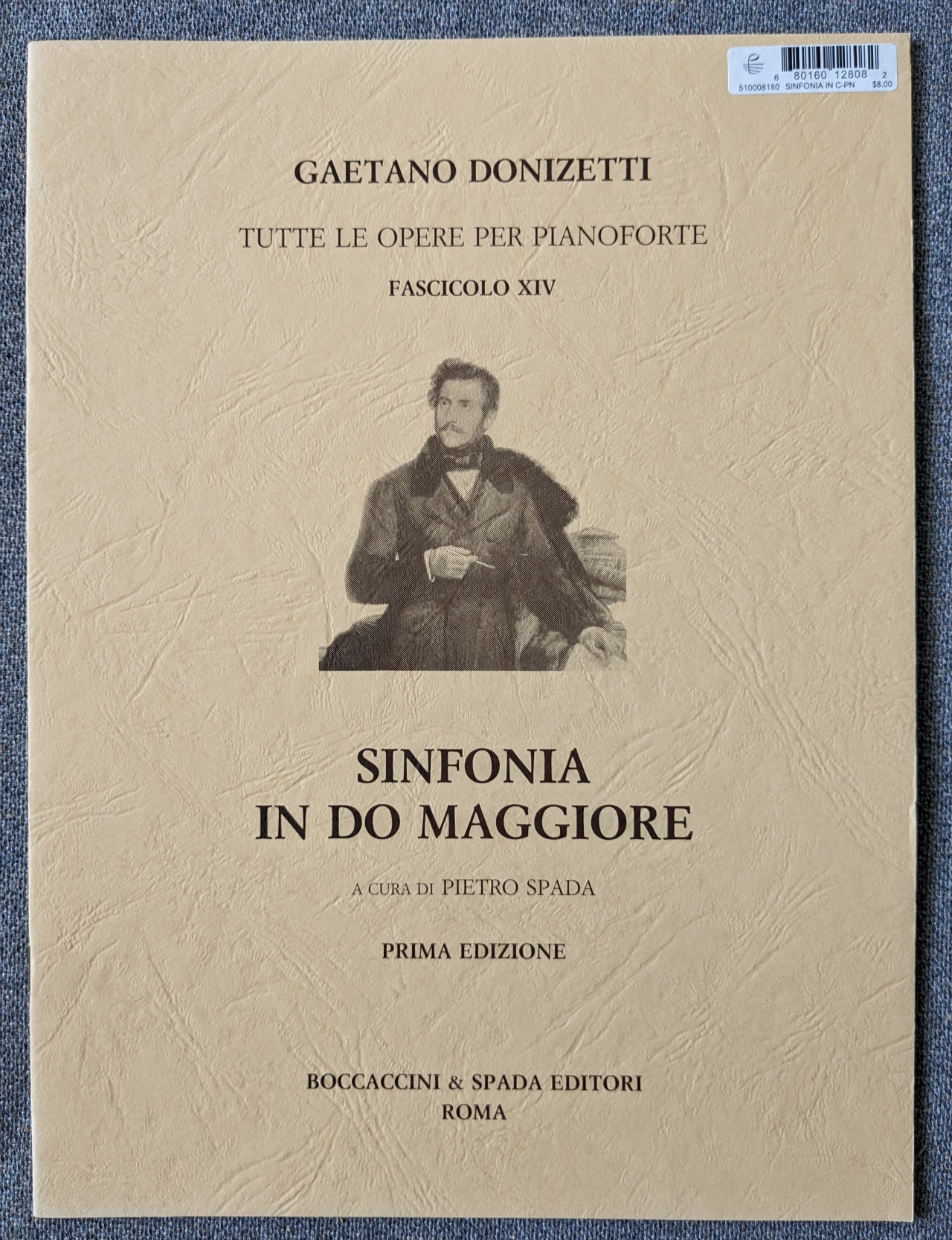 Gaetano Donizetti Sinfonia In Do Maggiore Fascicolo 14 1983 - Click Image to Close