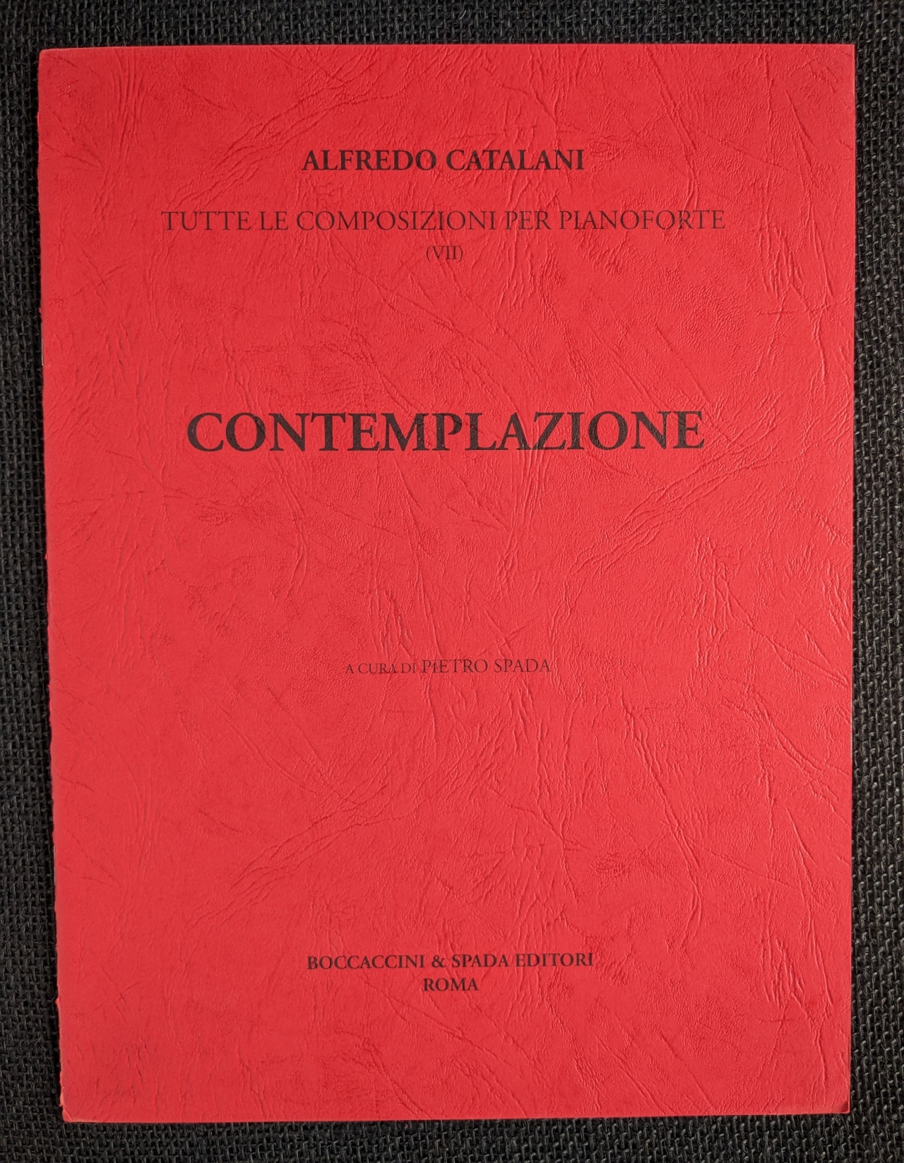 Alfredo Catalani Contemplazione Boccaccini & Spada - Click Image to Close
