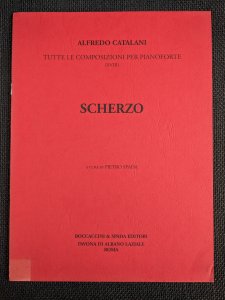 Alfredo Catalani Scherzo Piano Solo Boccaccini & Spada