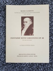 Muzio Clementi Fantasy With Variations Op48 Au Claire De Lune