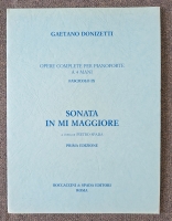 Gaetano Donizetti Sonata E Major BS1039 Boccaccini & Spada