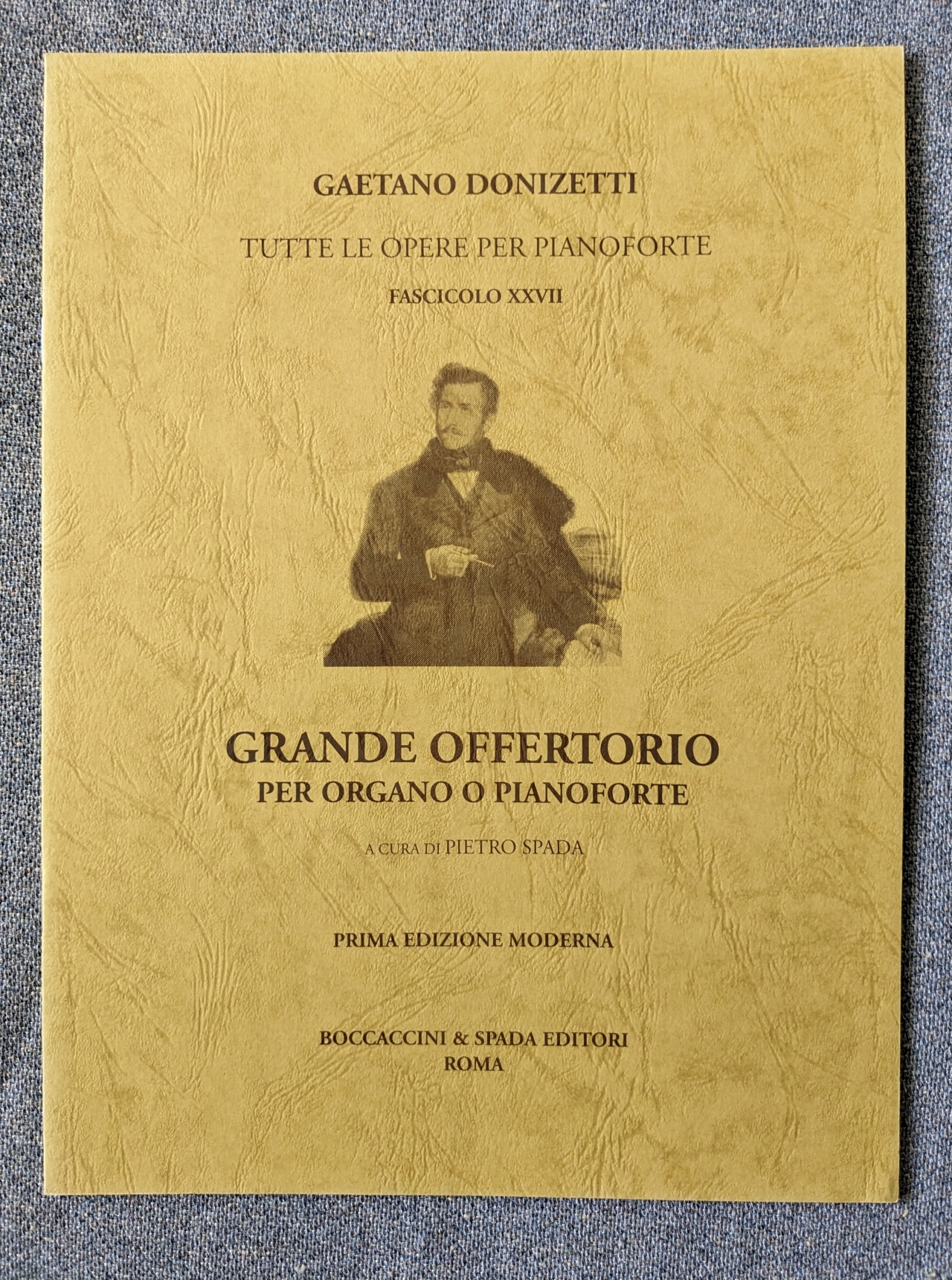 Gaetano Donizetti Grande Offertorio Organ Boccaccini & Spada - Click Image to Close