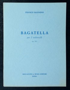 Franco Mannino Bagatella For 2 Violins Op 261