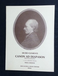 Muzio Clementi Canon Ad Diapason Piano Boccaccini & Spada