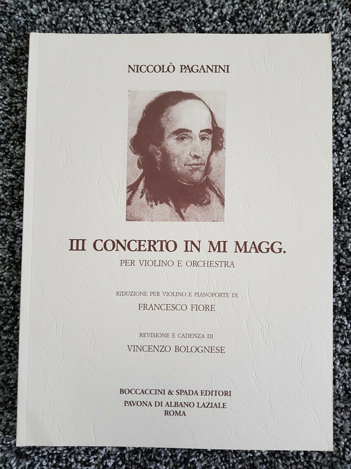 Niccolo Paganini III Concert In E Major Violin & Orchestra - Click Image to Close