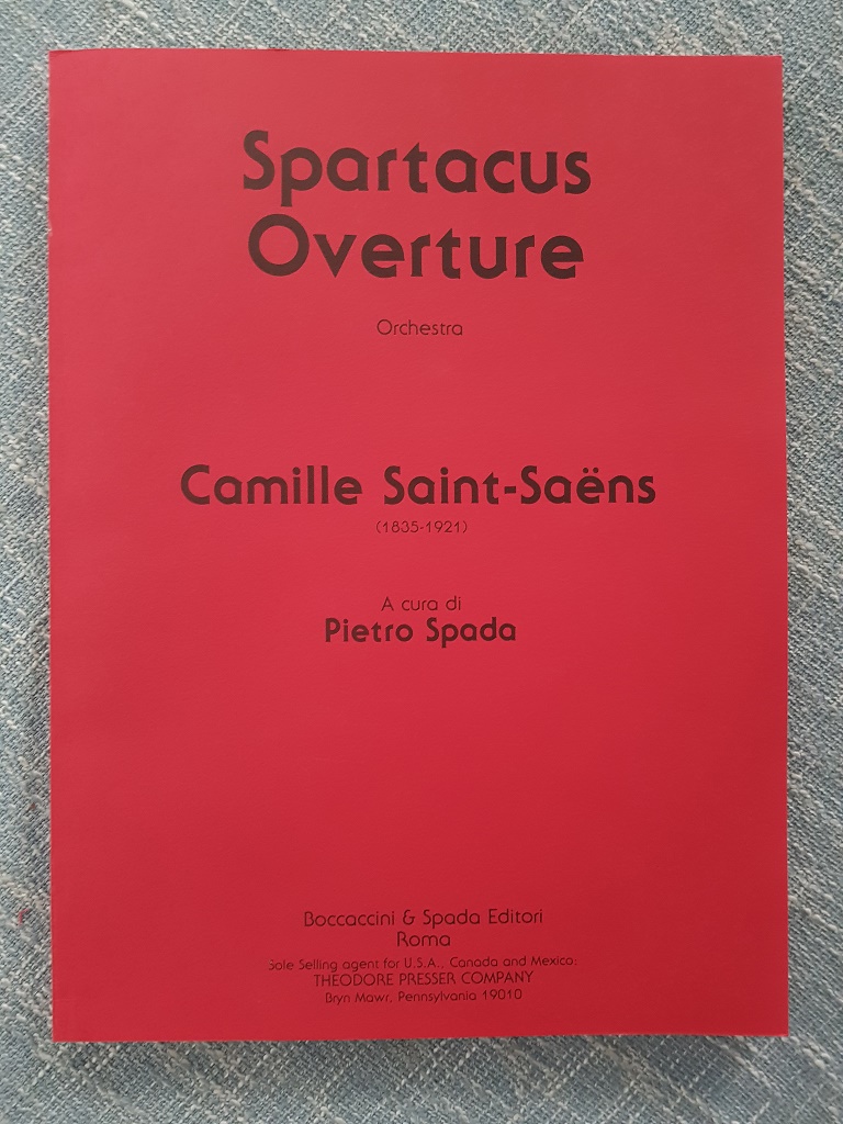 Spartacus Overture by Camille Saint Saens - Click Image to Close