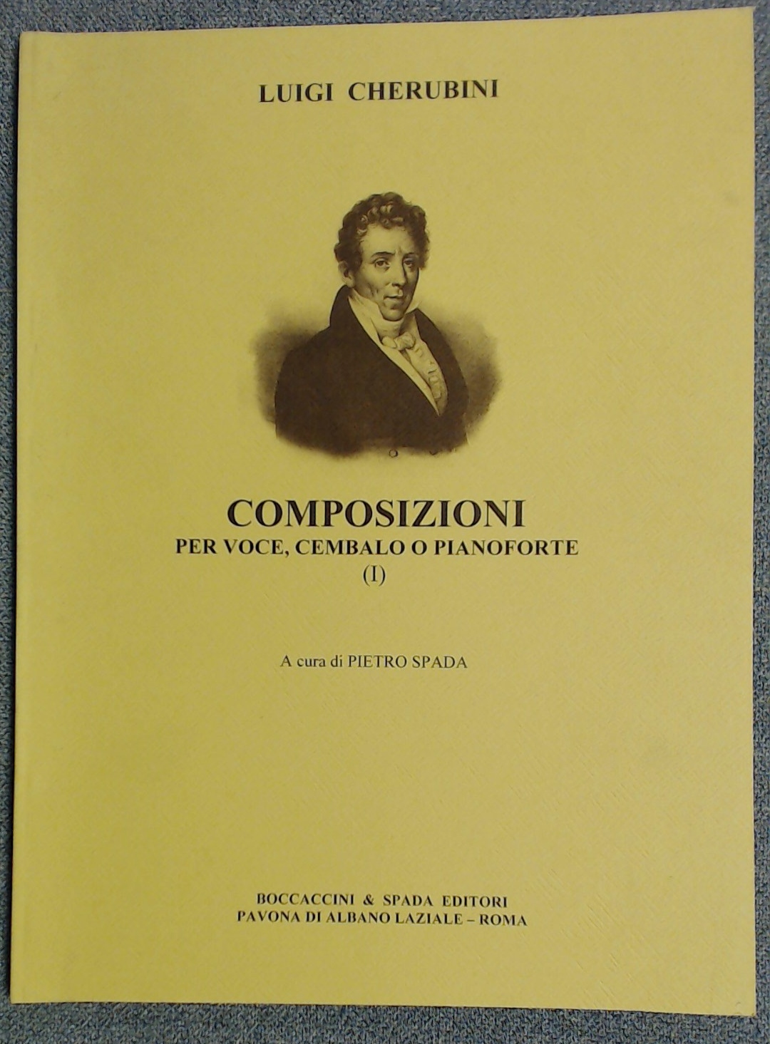 Luigi Cherubini Composition For Voice, Harpsichord, Piano - Click Image to Close