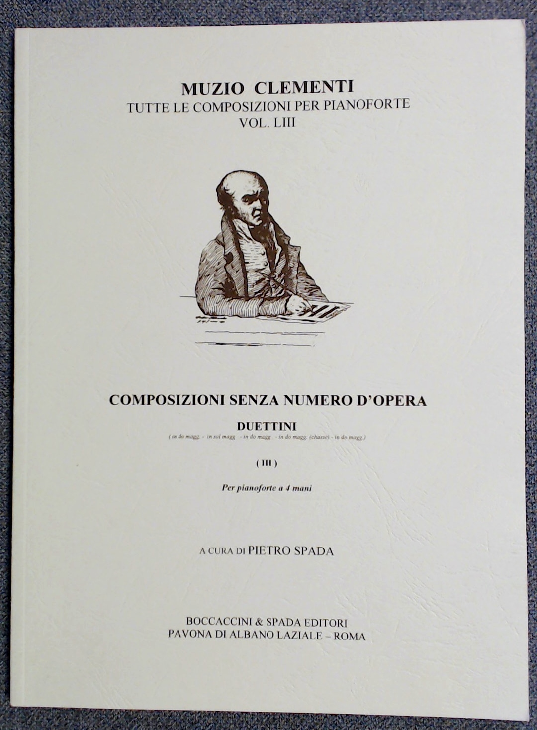 Muzio Clementi Compostions (No Opera) Duets - Click Image to Close