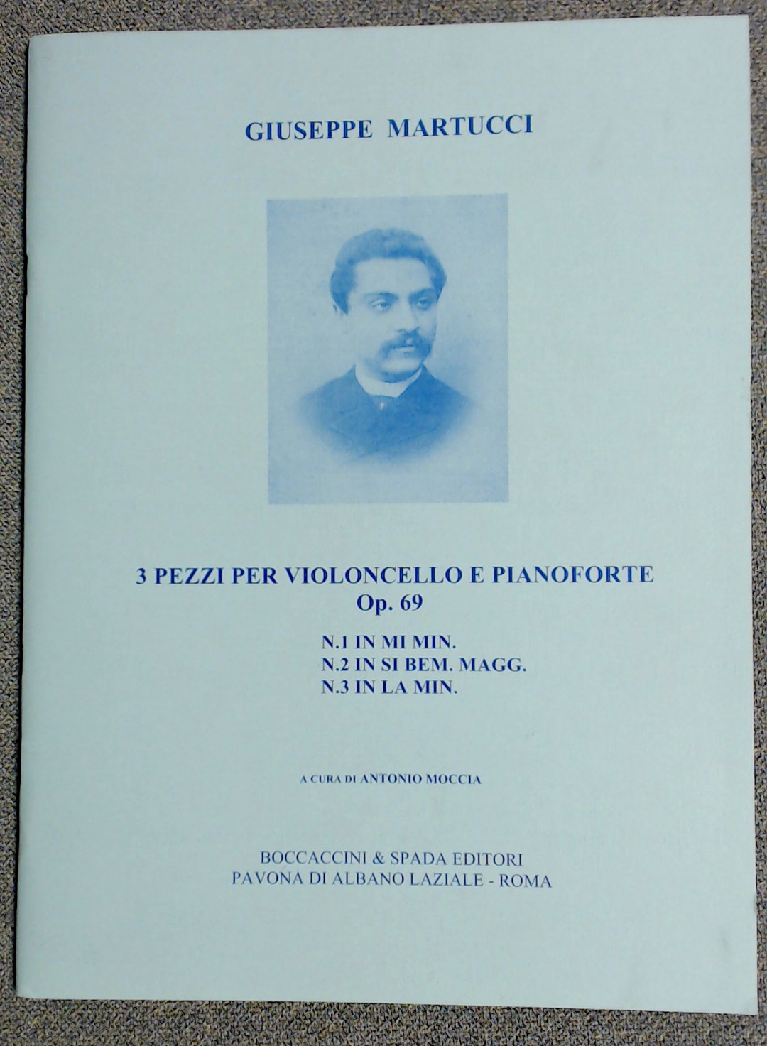 Giuseppe Martucci 3 Pieces For Cello & Piano - Click Image to Close