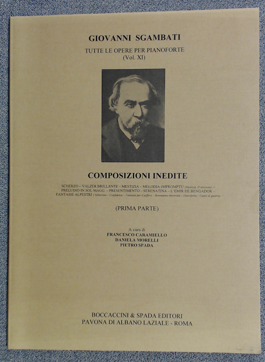 Giovanni Sgambati Unpubl. Compositions Composizioni Inedite - Click Image to Close