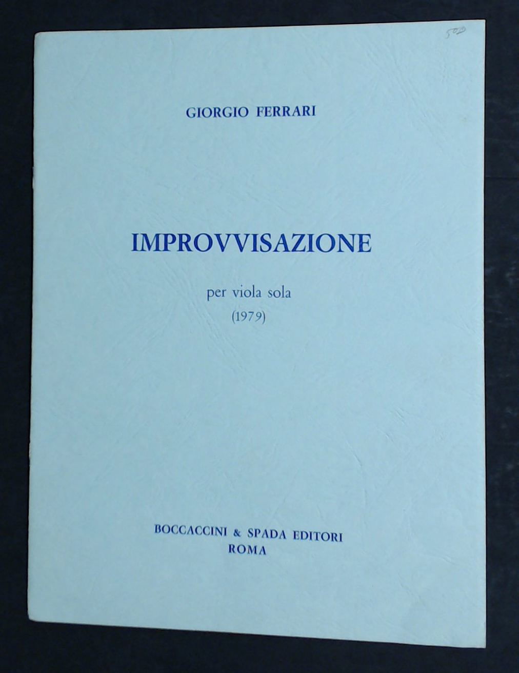 Giorgio Ferrari Improvisation Viola Solo - Click Image to Close