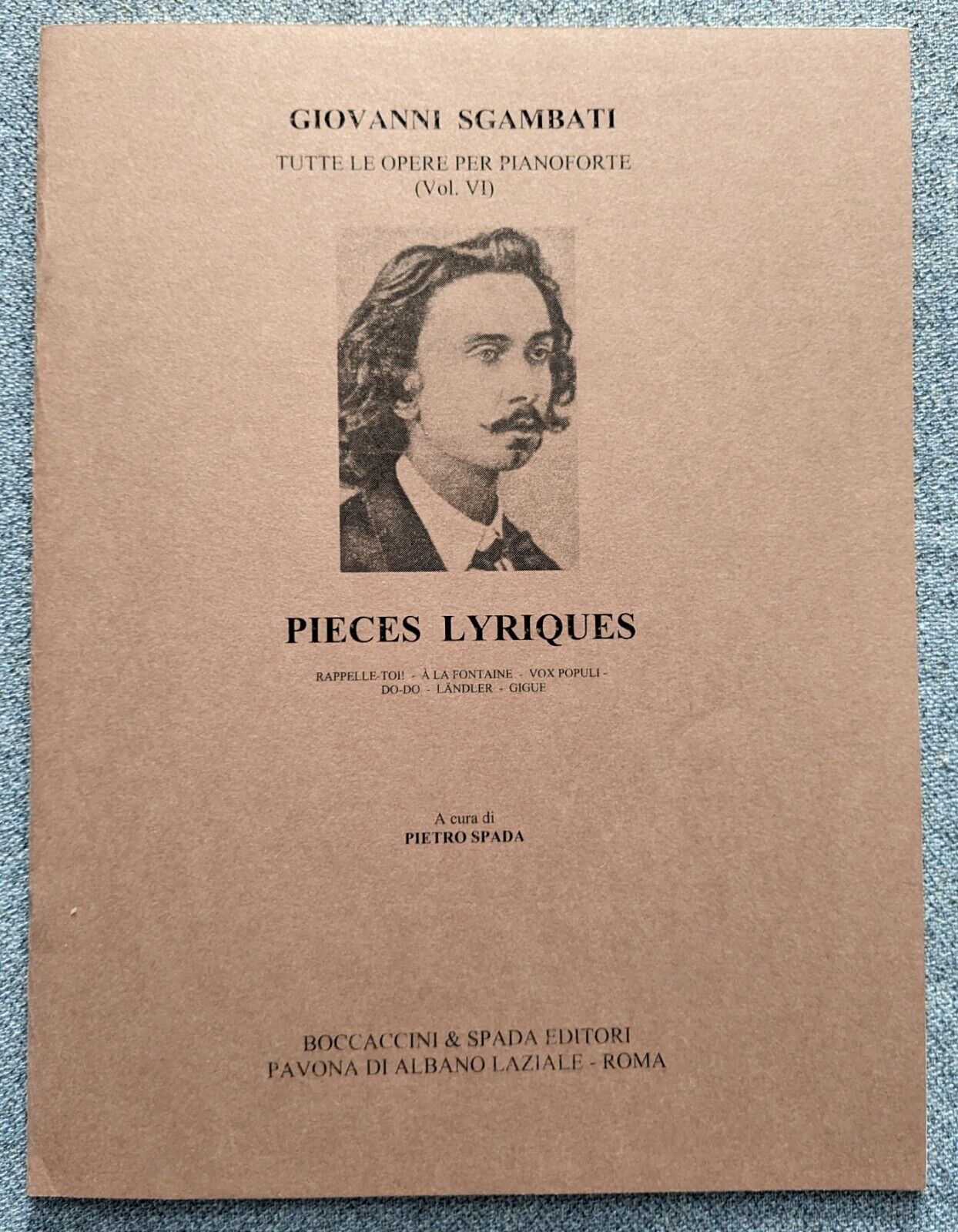 Giovanni Sgambati Pieces Lyriques Piano Boccaccini & Spada - Click Image to Close