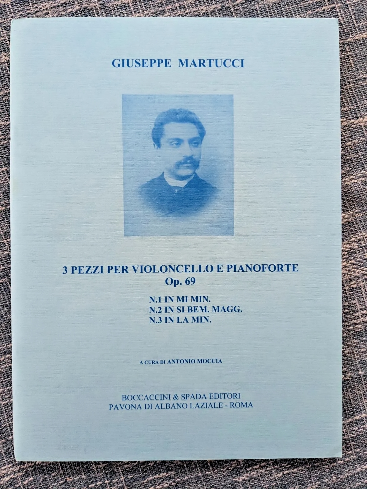 Giuseppe Martucci 3 Pezzi (3 Pieces For Cello & Piano)sheet music