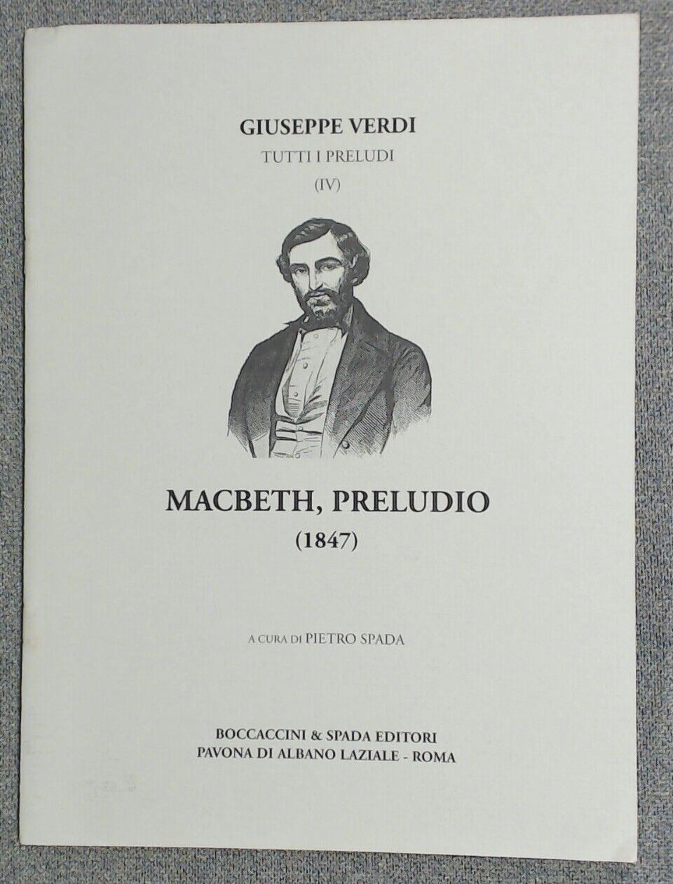 Giuseppe Verdi Macbeth Prelude Boccaccini & Spada - Click Image to Close
